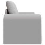 vidaXL Canapé Lit 2-en-1 Gris Nuage 98x71x83 cm Tissu