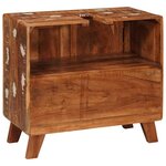 vidaXL Cabinet de salle de bain avec étagère avec stockage avec porte