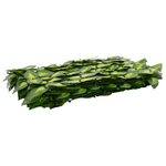 vidaXL Écran de balcon avec feuilles Vert et jaune 200 x 75 cm