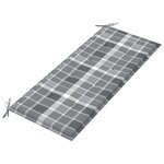 Vidaxl banc de jardin avec coussin 135 cm bois d'acacia massif