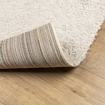 vidaXL Tapis shaggy PAMPLONA poils longs moderne crème 120x170 cm