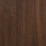 vidaXL Armoire à chaussures Chêne marron 80x35 5x180cm Bois ingénierie