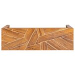 vidaXL Meuble TV 110x60x38 cm Bois de teck massif