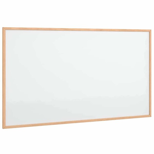 vidaXL Tableau blanc magnétique avec cadre bois de pin massif 100x55cm