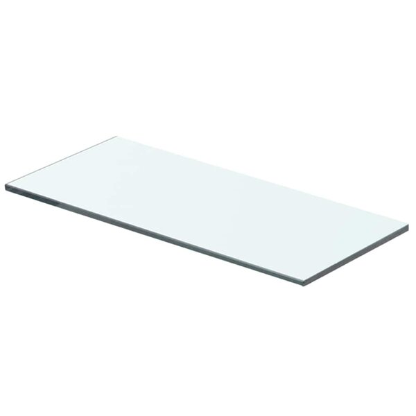 vidaXL Panneau pour étagère Verre transparent 40 x 12 cm