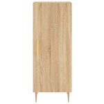 vidaXL Buffet Chêne sonoma 34 5x34x90 cm Bois d'ingénierie