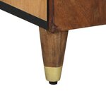 vidaXL Buffet 60x33x75 cm en bois massif