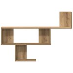 vidaXL Étagère murale chêne artisanal 100x15x70 cm bois d'ingénierie