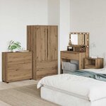 vidaXL Armoire de rangement Chêne artisanal 80 x 31 x 81 cm