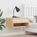 vidaXL Table de chevet Marron 50 x 32 5 x 24 cm Bois massif en pin
