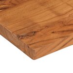 vidaXL Dessus de table 110x80x2 5cm rectangulaire bois massif d'acacia