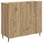 vidaXL Buffet Chêne artisanal 89 x 34 5 x 82 cm Bois d'ingénierie
