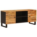 vidaXL Meuble TV Marron 105 x 33 x 46 cm Bois de mangue massif