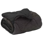 vidaXL Couette d'été 220 x 260 cm Été Anthracite Respirant