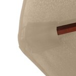 vidaXL Parasol d'extérieur avec mât en bois 350 cm Taupe