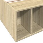 vidaXL Cadre de lit sans matelas chêne sonoma 90x200 cm