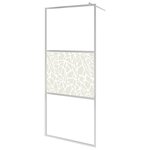 vidaXL Paroi de douche à l'italienne à verre ESG pierre 90x195 cm