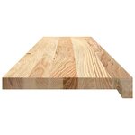 vidaXL Marches d'escalier 4Pièces non traité 110x30x2cm bois chêne massif