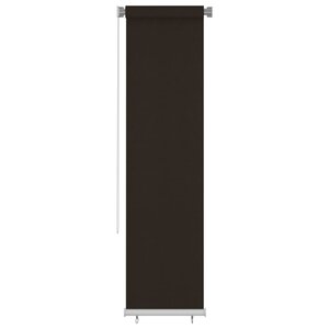 vidaXL Store roulant d'extérieur 60x230 cm Marron PEHD