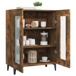 vidaXL Buffet chêne fumé 69 5x34x90 cm bois d'ingénierie