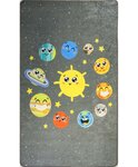 Tapis pour chambre Enfant 80 x 150 cm - Gris