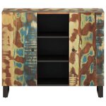 vidaXL Buffet avec 2 portes 90x33x75 cm bois massif de récupération