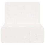 vidaXL Table de chevet Blanc 44 x 32 5 x 40 cm Bois massif en pin