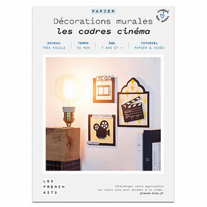 FRENCH KITS-French'Kits - Décorations murales - Cadre cinéma-Kit créatif fabriqué avec amour en France
