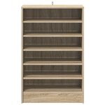 vidaXL Armoire à chaussures Chêne Sonoma 60x35x92 cm Bois d’ingénierie