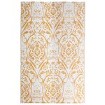 vidaXL Tapis d'extérieur ARAKIL Orange et blanc 190x290 cm PP