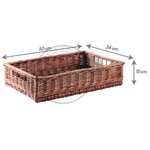 Panier ouvreuse cinéma en osier panier seul