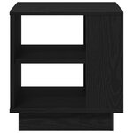 Table basse vidaXL Noir Chêne 40x40x43 cm Bois d'ingénierie