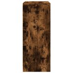 vidaXL Buffet avec LED chêne fumé 77x34x85 cm bois d'ingénierie