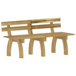 vidaXL Mobilier de salle à manger de jardin 5 Pièces Bois de pin imprégné