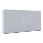 vidaXL Portant de bois de chauffage et housse de pluie acier galvanisé