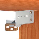 vidaXL Meuble mural Cire marron 80 x 30 x 30 cm Bois de pin massif