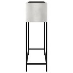 Jardinier surélevé vidaXL 100x26x82 cm en Acier Inoxydable