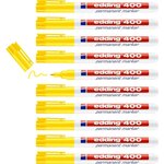 Marqueur Permanent 400 Jaune Pointe Fine 1 mm x 10 EDDING