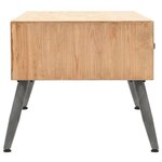 vidaXL Table basse Bois massif de sapin 115x55x50 cm