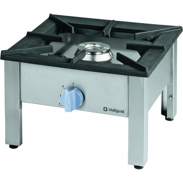 Réchaud professionnel à gaz 1 brûleur 9 kw - g20 - stalgast -  - acier inoxydable 565x605x380mm