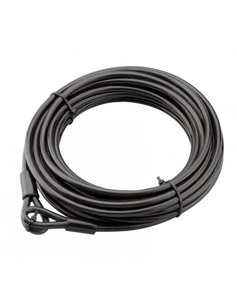 THIRARD - Câble antivol Twisty  vélo  abris de jardin  Ø 8  12.00m  acier gaine PVC - THIRARD
