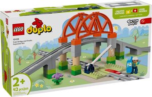 LEGO DUPLO - Set d'extension : Rails et Pont du Train - 10426 pour Petits Ingénieurs