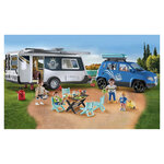 famille avec voiture et caravane - family Fun