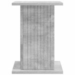 vidaXL Support de Plante Gris béton 30 5 x 30 x 43 cm