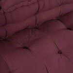 vidaXL Coussin de canapé 2 Pièces Marron tissu