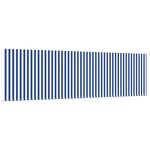 vidaXL Auvent Rétractable Bleu et blanc 450 × 300 cm tissu