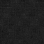 vidaXL Cadre de lit avec tête de lit rembourrée Noir 135 x 190 cm