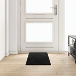 vidaXL Tapis Couloir Noir 50 x 150 cm