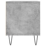 vidaXL Meuble TV gris béton 100x34 5x44 5 cm bois d'ingénierie