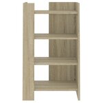 vidaXL Buffet chêne sonoma 45x35x75 cm bois d'ingénierie